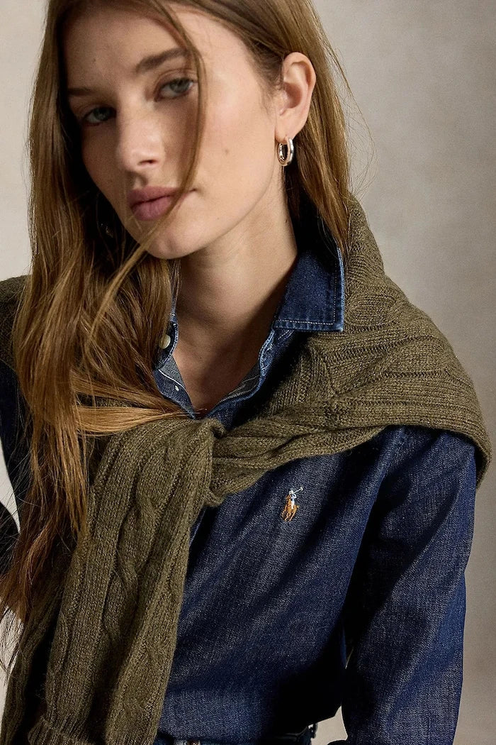 Polo Ralph Lauren kadın denim gömlek
