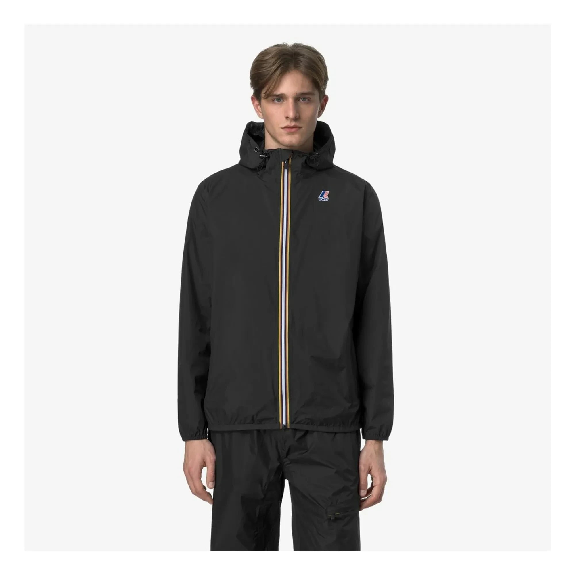 K-way - Windbreaker Le Vrai 4.0 Claude Ripstop Recycelte Faser | Schwarz