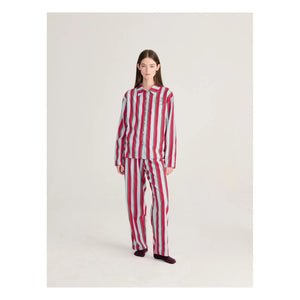 Bobo Choses - Bio-Baumwollkariertes Flanell-Pyjama | Rot
