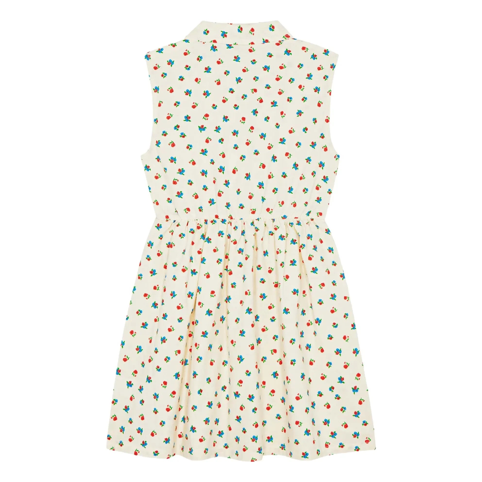 The Campamento - Mi-Long Blumenkleid | Ecru