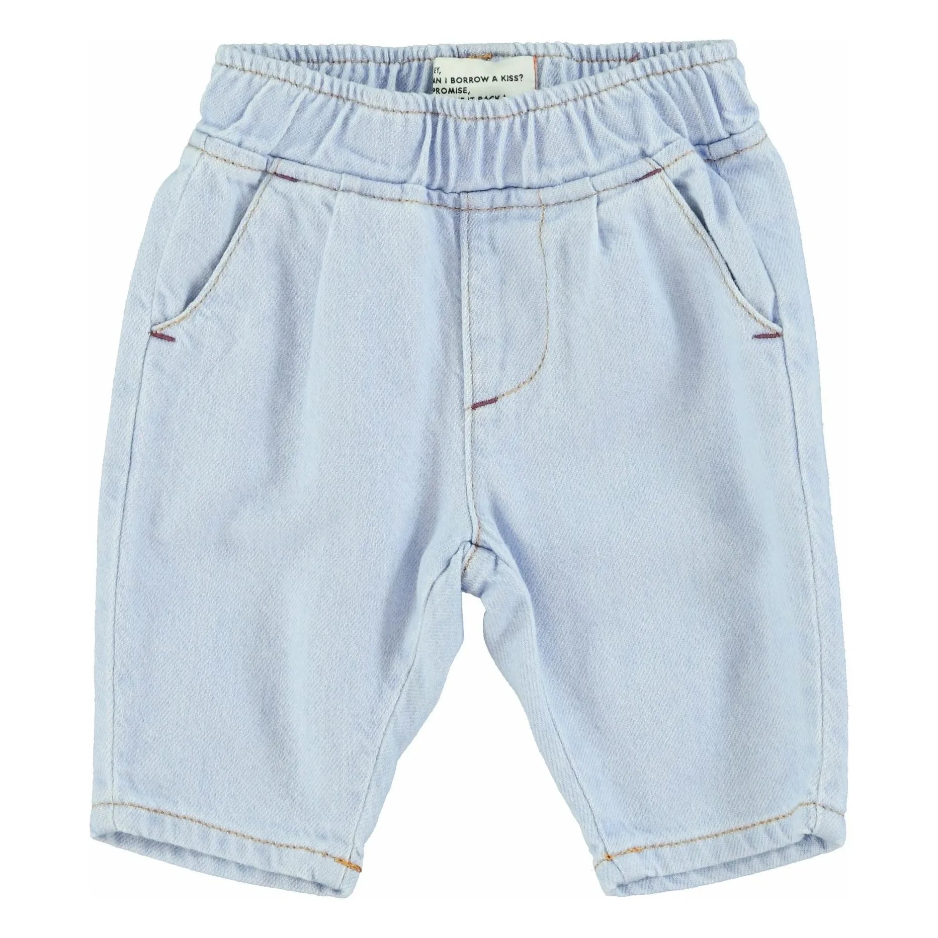 Piupiuchick - Flat Elastic Jeans | Hellblau