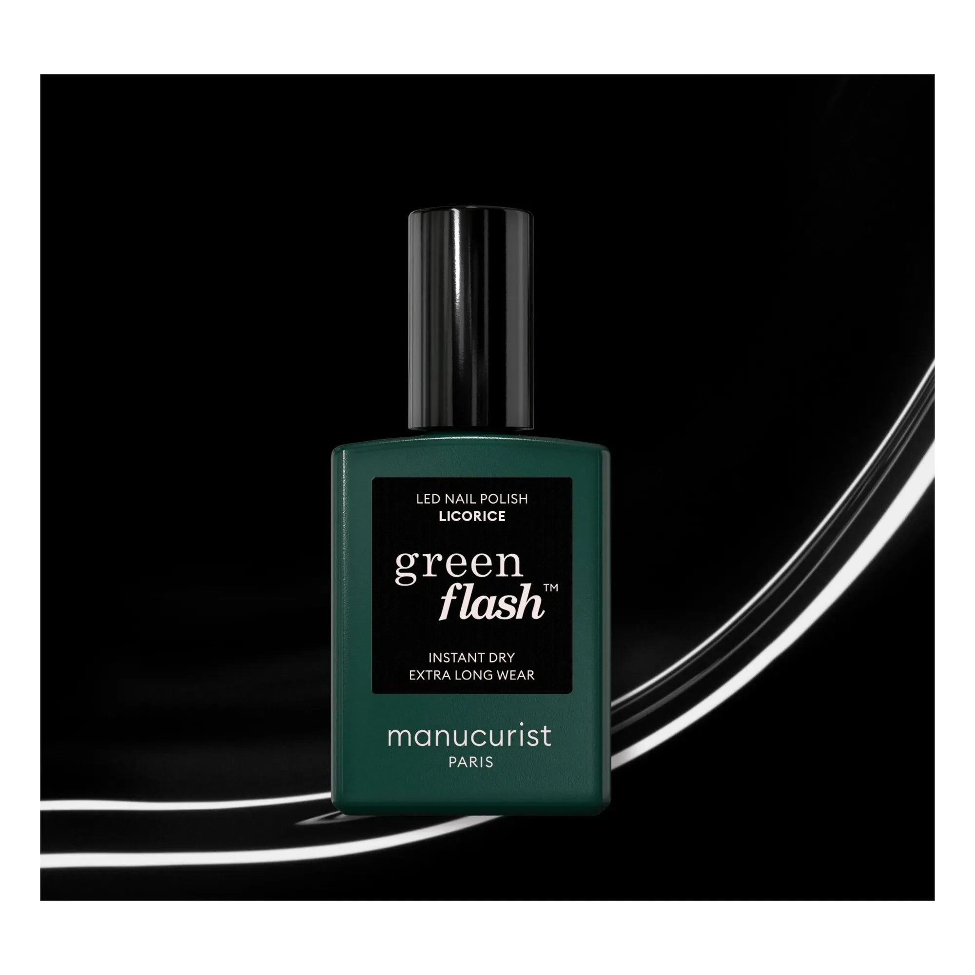 Manucurist - Green Flash Semi-Permanent Nagellack - 15 ml | Licorice