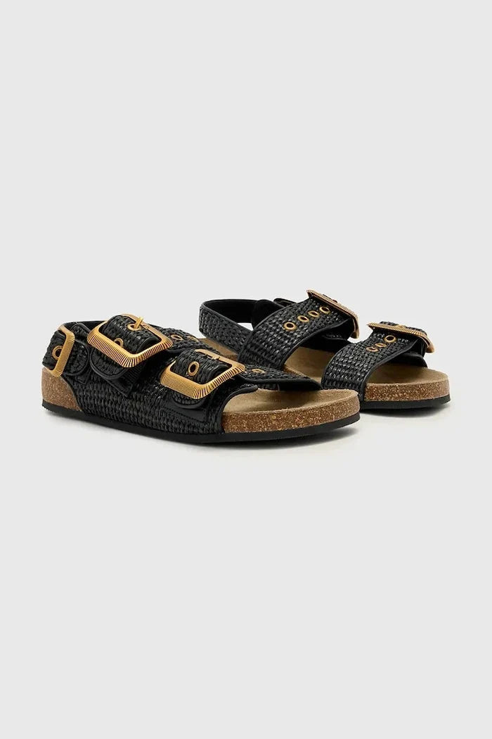 AllSaints Kadın Sandalet Staffa Raffia Sandal