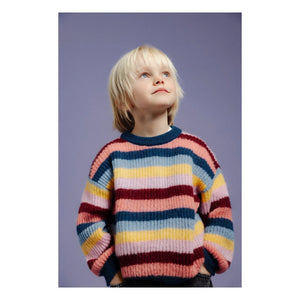 The New Society – Julia-Streifenpullover | Blau