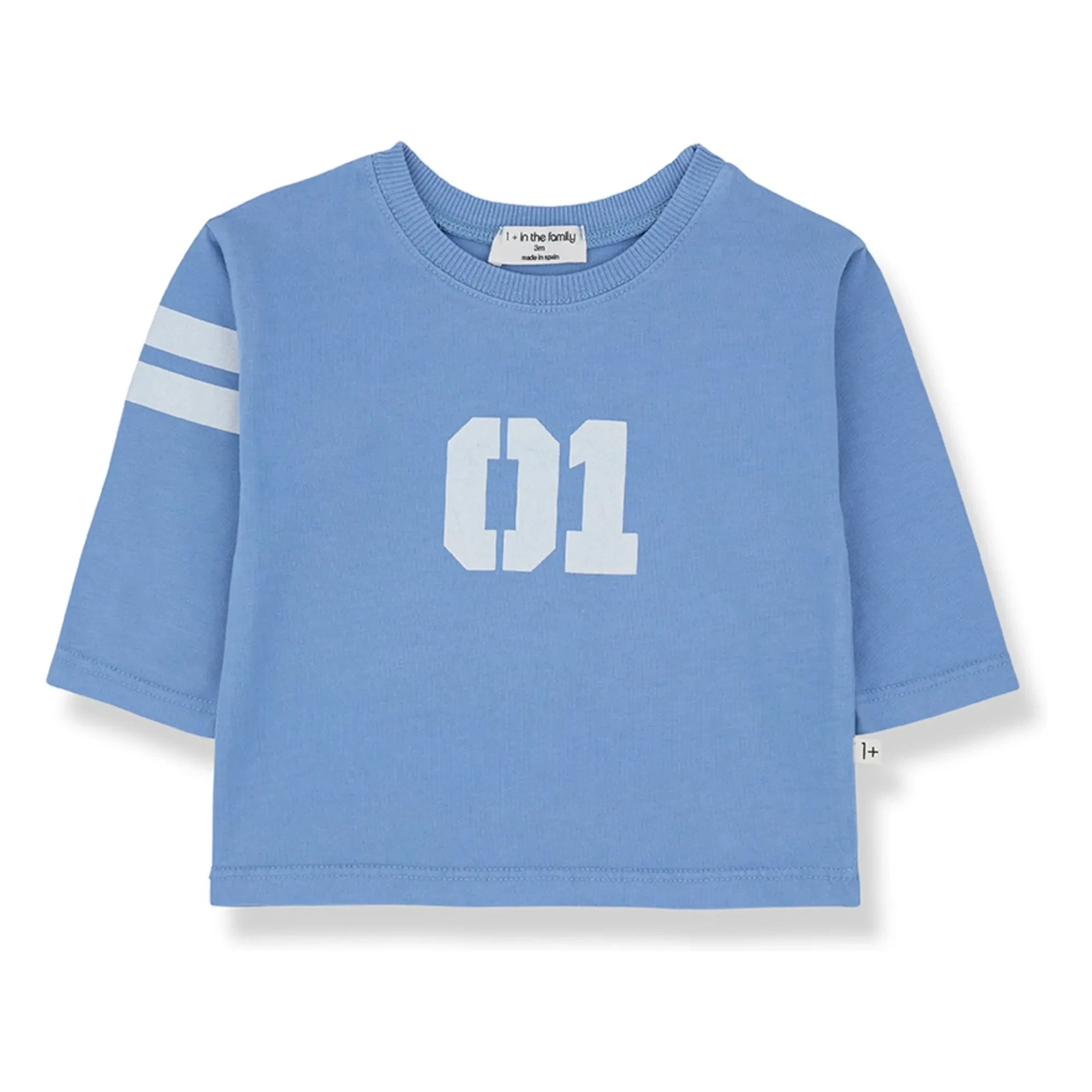 1+ in the family - Salines T-Shirt | Hellblau
