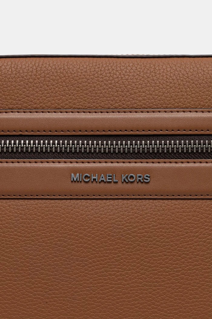 Michael Kors erkek suni deri omuz çantası