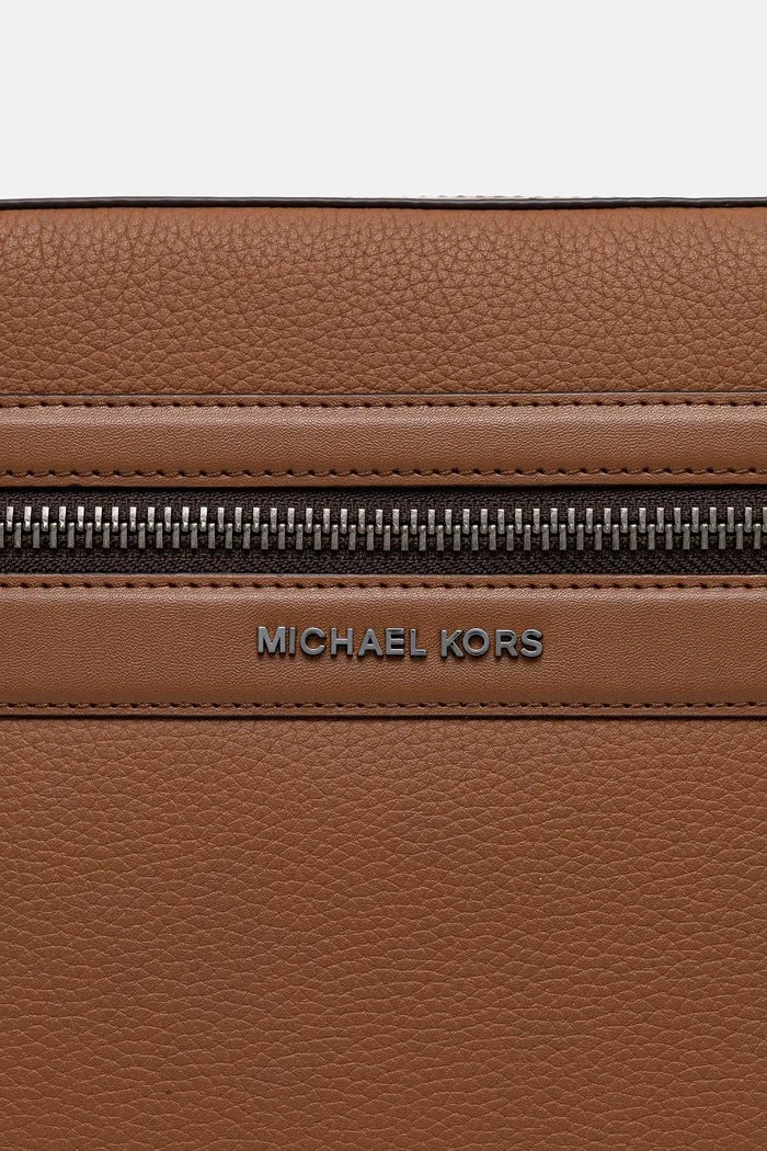 Michael Kors erkek suni deri omuz çantası