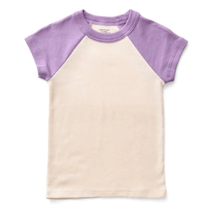 Soor Ploom – T-Shirt aus Bio-Baumwolle mit Knopfleiste, Softball | Ecru