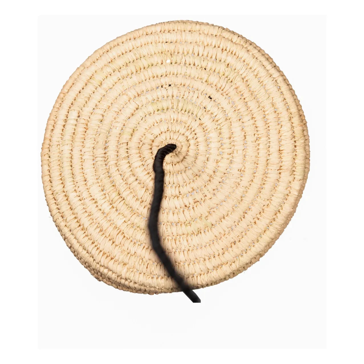 Cosydar - Leuchten Aufhängung und Rattan Deckenrosette | Schwarz