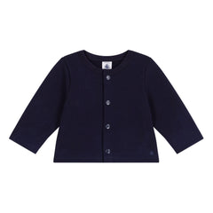 Petit Bateau - Bio-Baumwoll-Strickjacke | Nachtblau