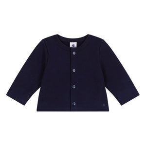Petit Bateau - Bio-Baumwoll-Strickjacke | Nachtblau