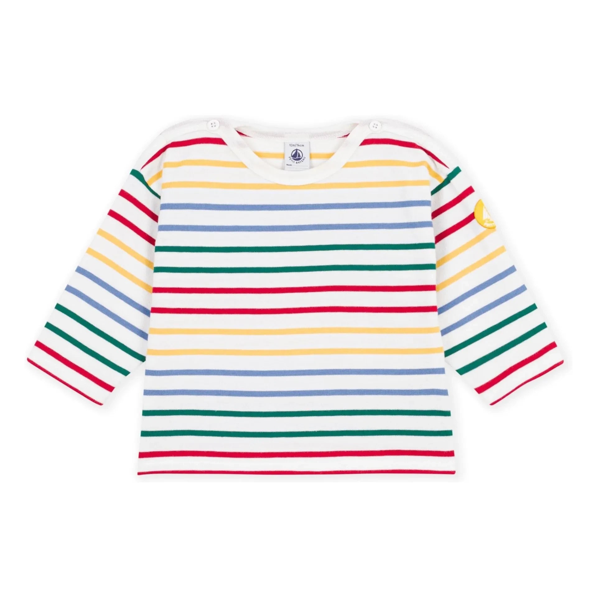 Petit Bateau - Organik Pamuklu Bebek Tişörtü | Sarı
