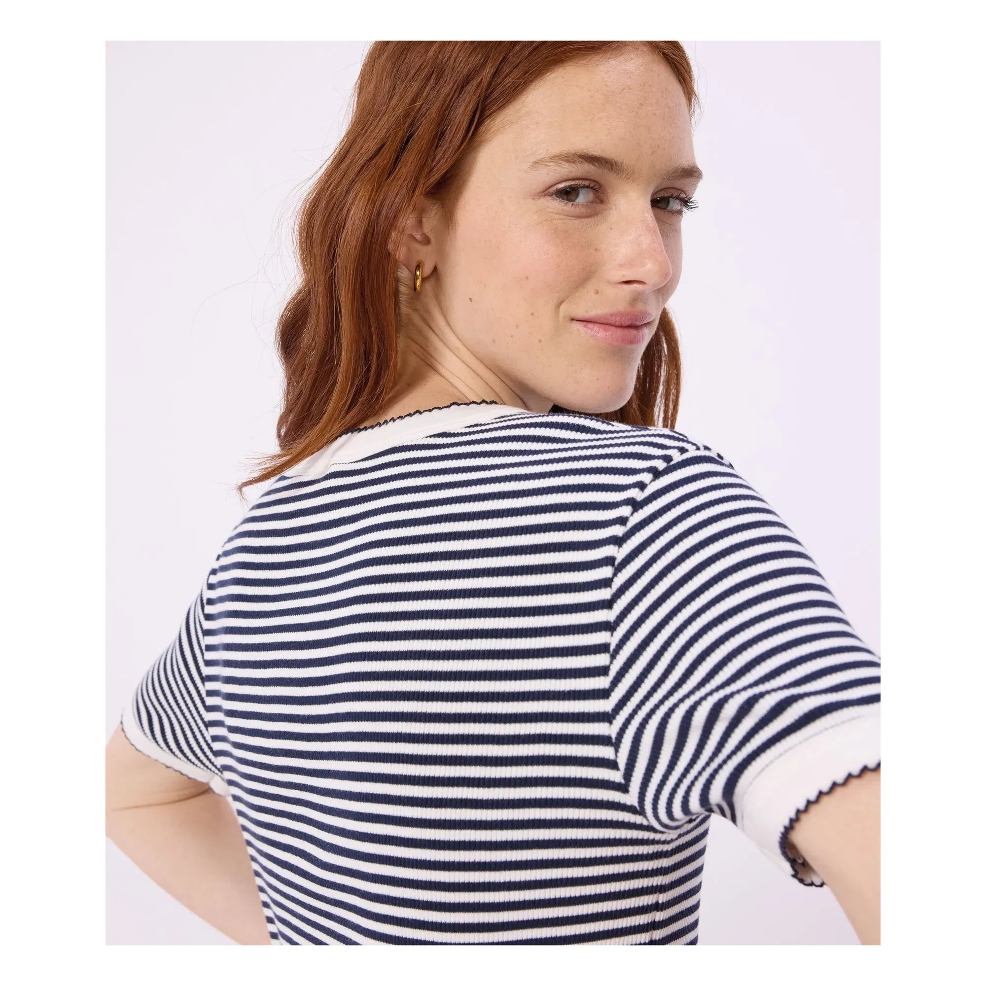 Petit Bateau – Ikonisches Ringelshirt | Marineblau