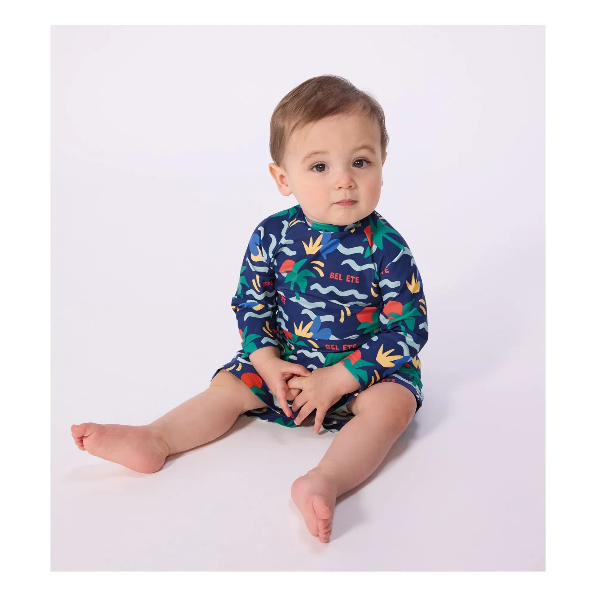 Petit Bateau - Bel Eté Bébé UV-Schutz Bade-T-Shirt | Nachtblau