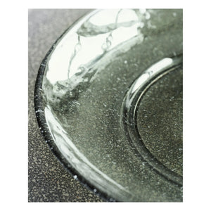 House Doctor - Yağmur cam tabaklar - 2'li Set | Yeşil