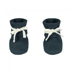 Gray Label - Bio-Baumwoll-Babyschuh | Grau-blau