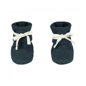 Gray Label - Bio-Baumwoll-Babyschuh | Grau-blau