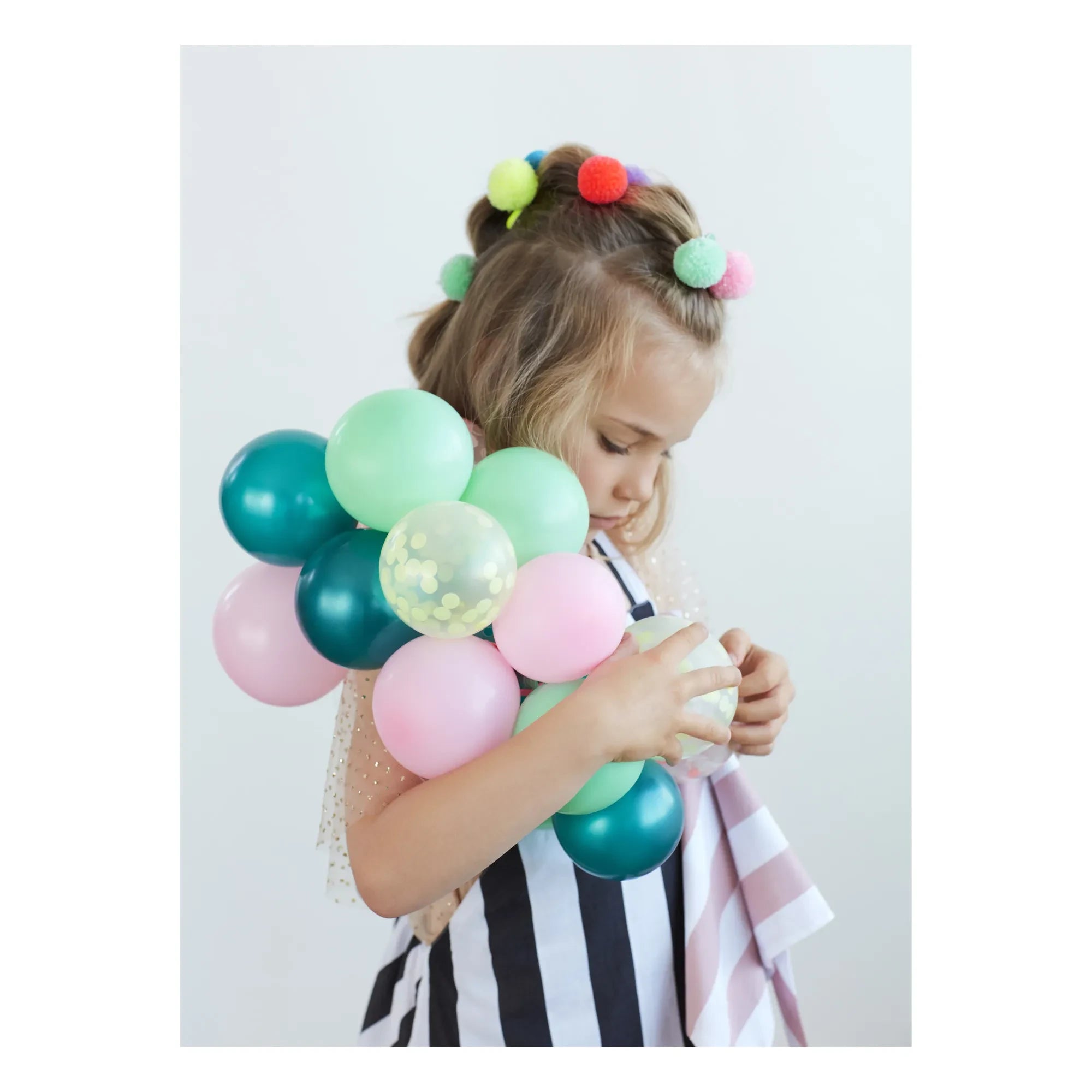 Meri Meri - Pompon-Haarklammern Set - 6-teilig