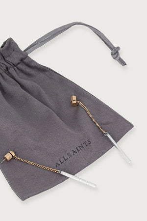 AllSaints metal kadın küpeleri
