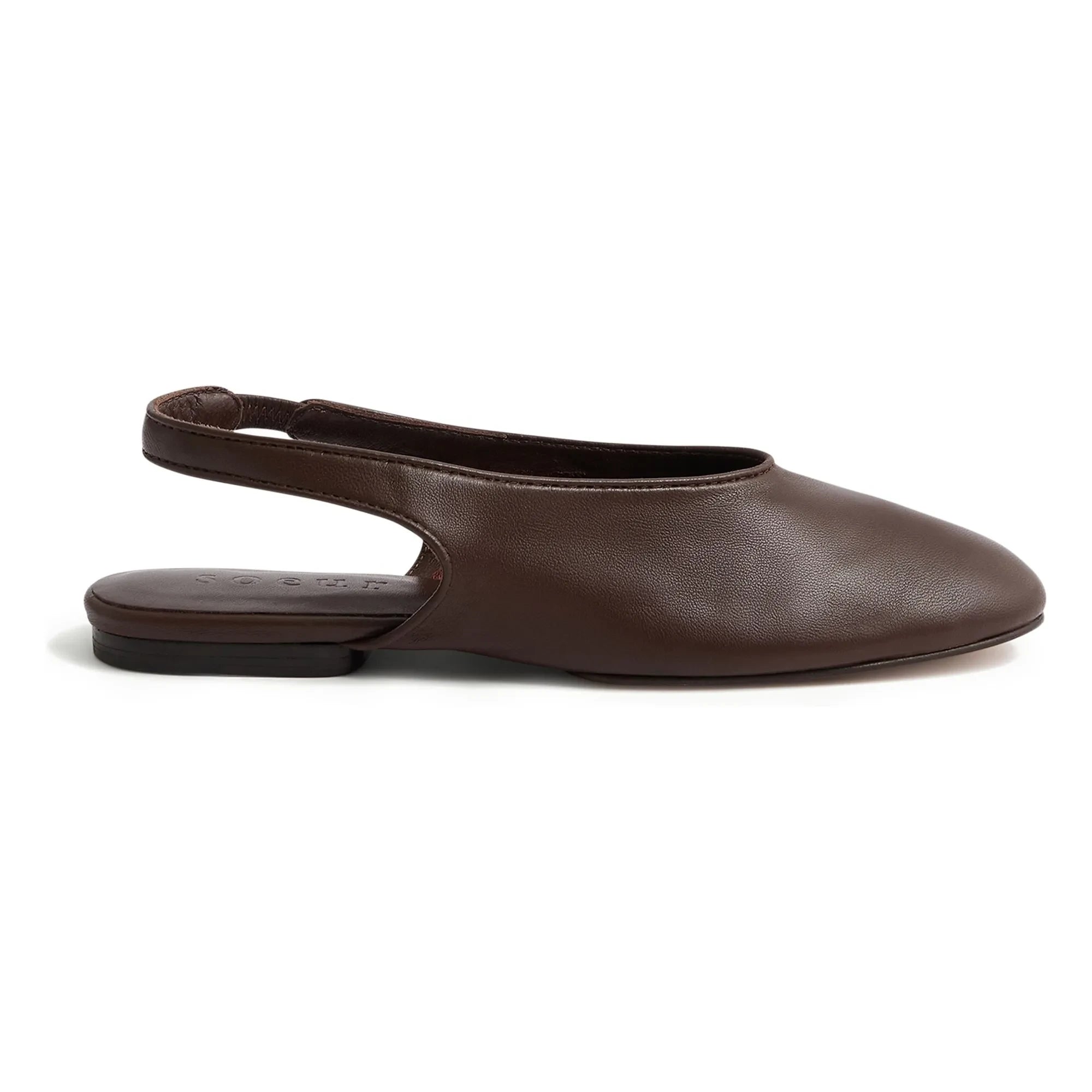 Soeur - Emmett Leder-Ballerinas | Schokolade