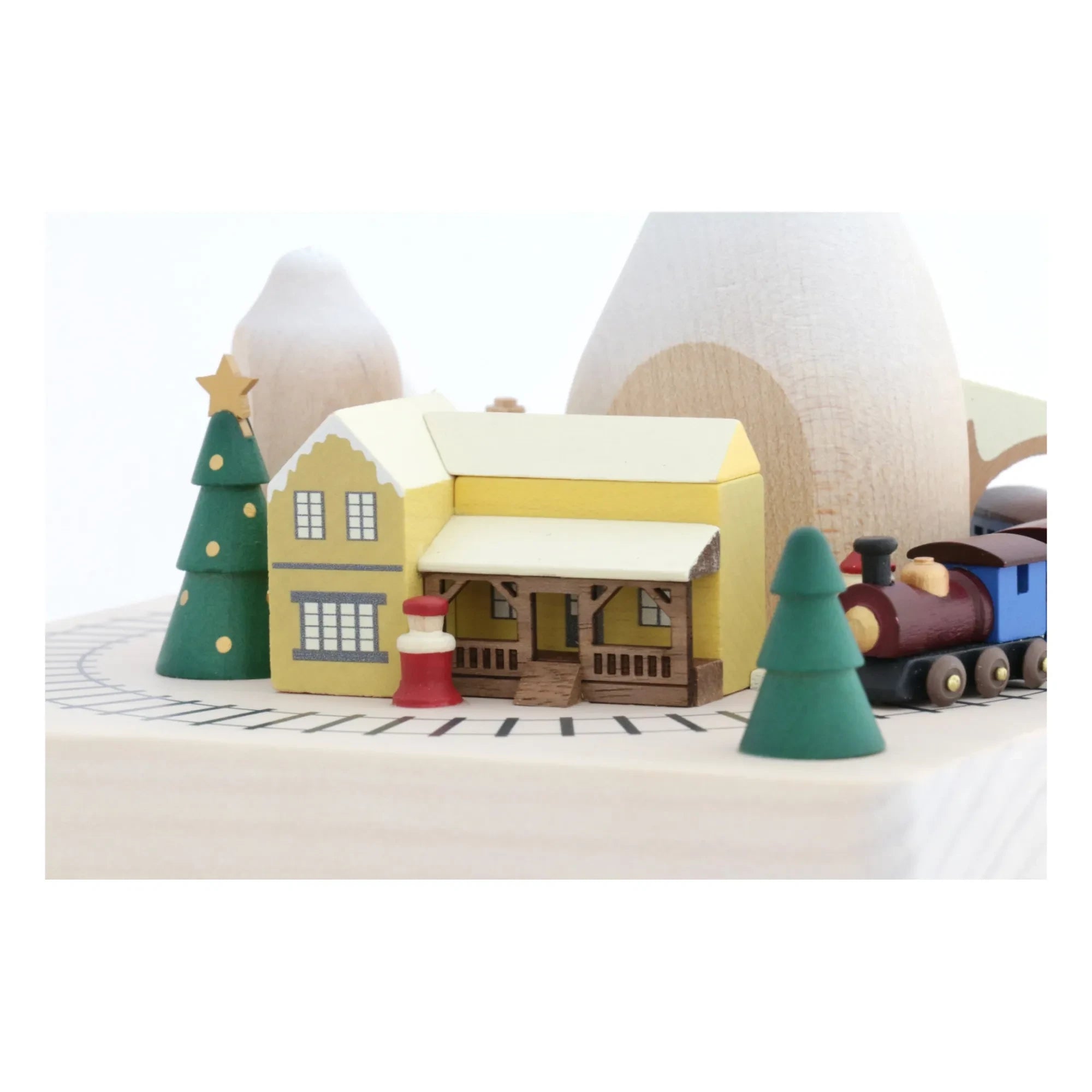 Wooderful life - Winterzug Holz-Spieluhr