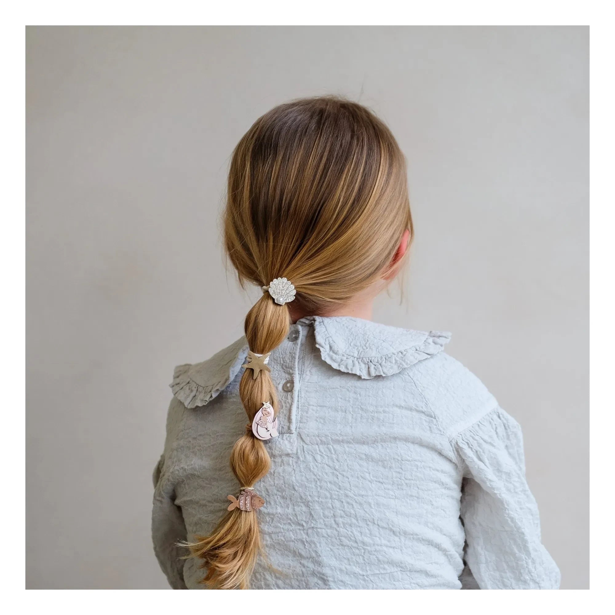 Mimi & Lula - 8er Mini-Meerjungfrauen-Haarspangen-Set | Gold