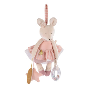 Moulin Roty - Aktivitäts-Plüschmaus - Kleine Tanzschule