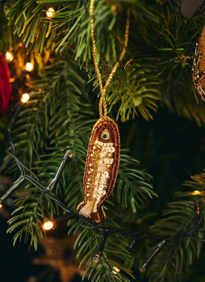 Anna + Nina - Tiny Tails Weihnachtsdeko - 3er Set | Gold