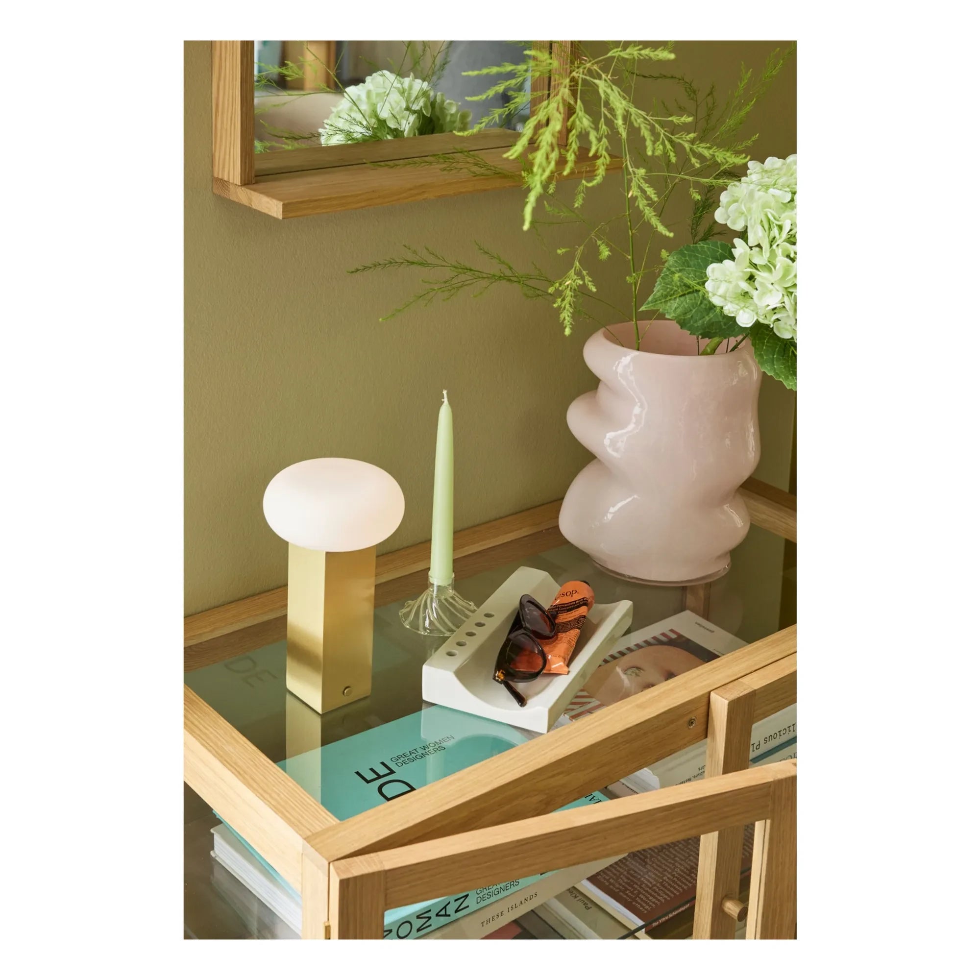 Hübsch - Lote Vase | Hellrosa