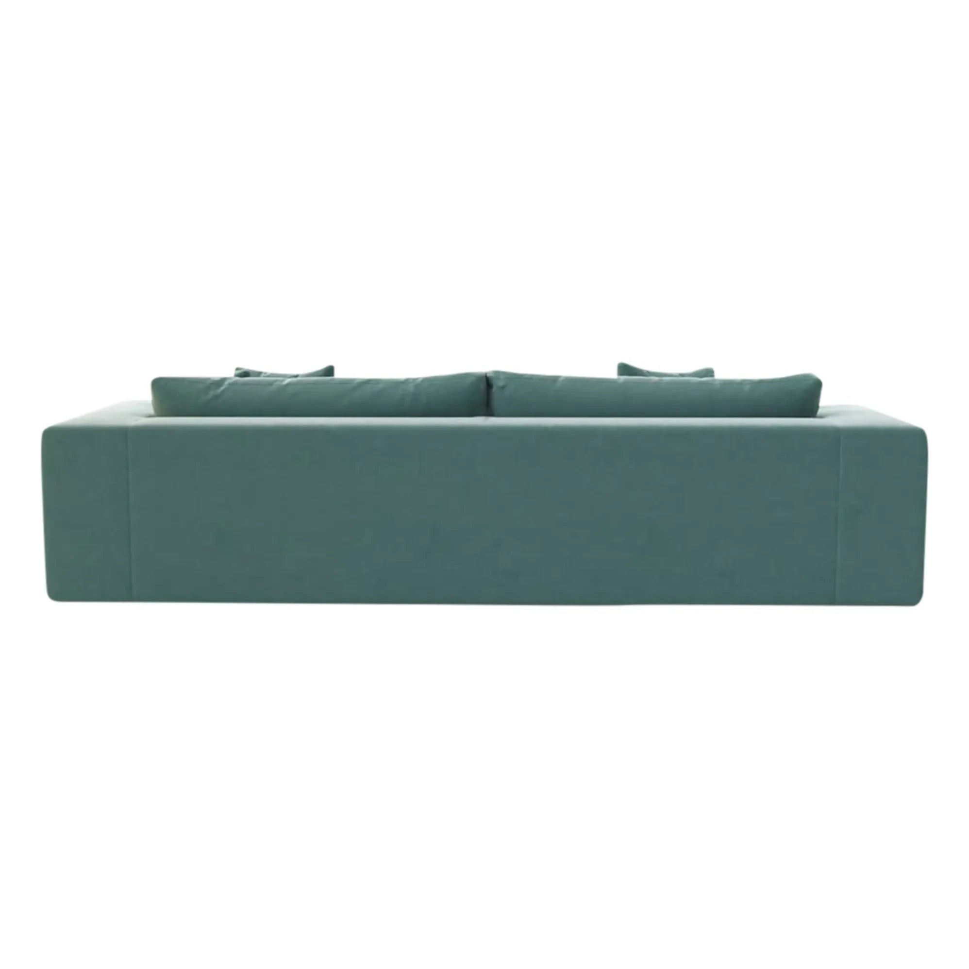 Panac Edition - Bellechasse gebürstetes Samt 4-Sitzer Sofa - 260 cm | Anthrazit