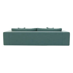 Panac Edition - Bellechasse gebürstetes Samt 4-Sitzer Sofa - 260 cm | Anthrazit