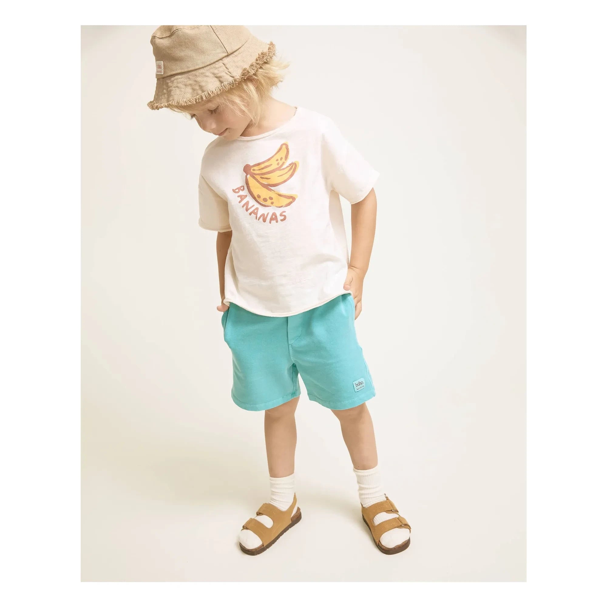 Búho – Bob ausgefranste Lyocell-Jeans | Beige