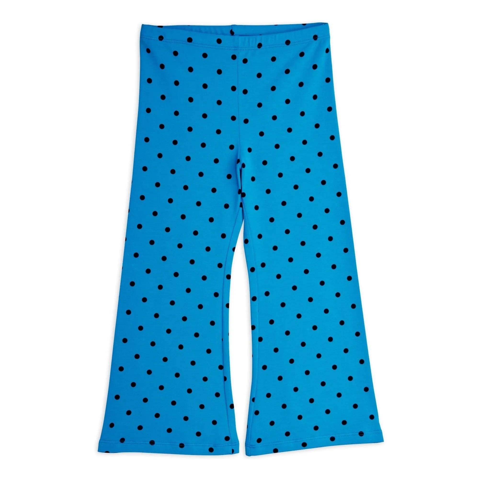 Mini Rodini - Bio-Baumwoll-Flare-Hose | Azurblau