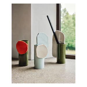 Vitra - Découpage Disc Vase - Ronan & Erwan Bouroullec | Dunkelgrün