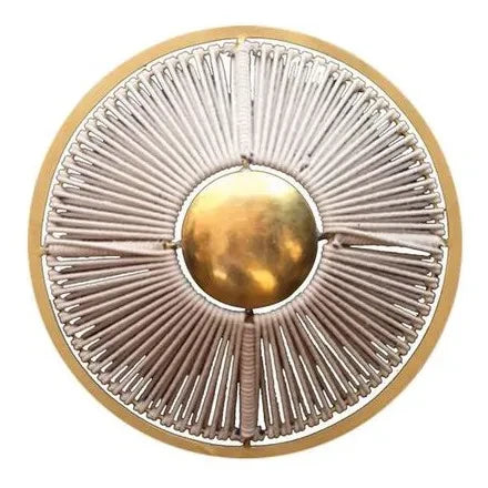Honoré - Runder Seil-Wandlampenschirm | Gold