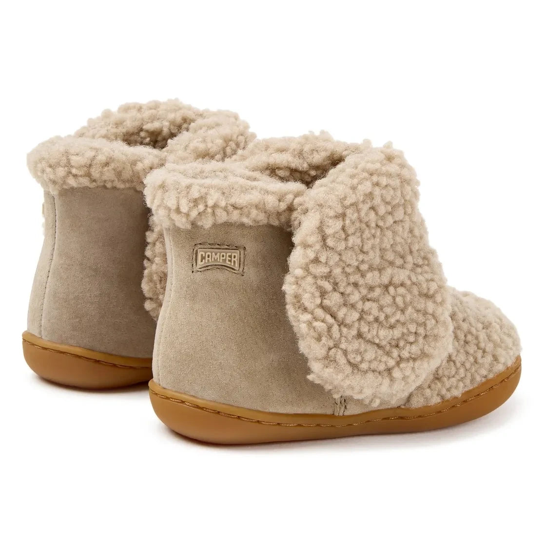 Camper - Twins Rabbit Sherpa Stiefel | Beige