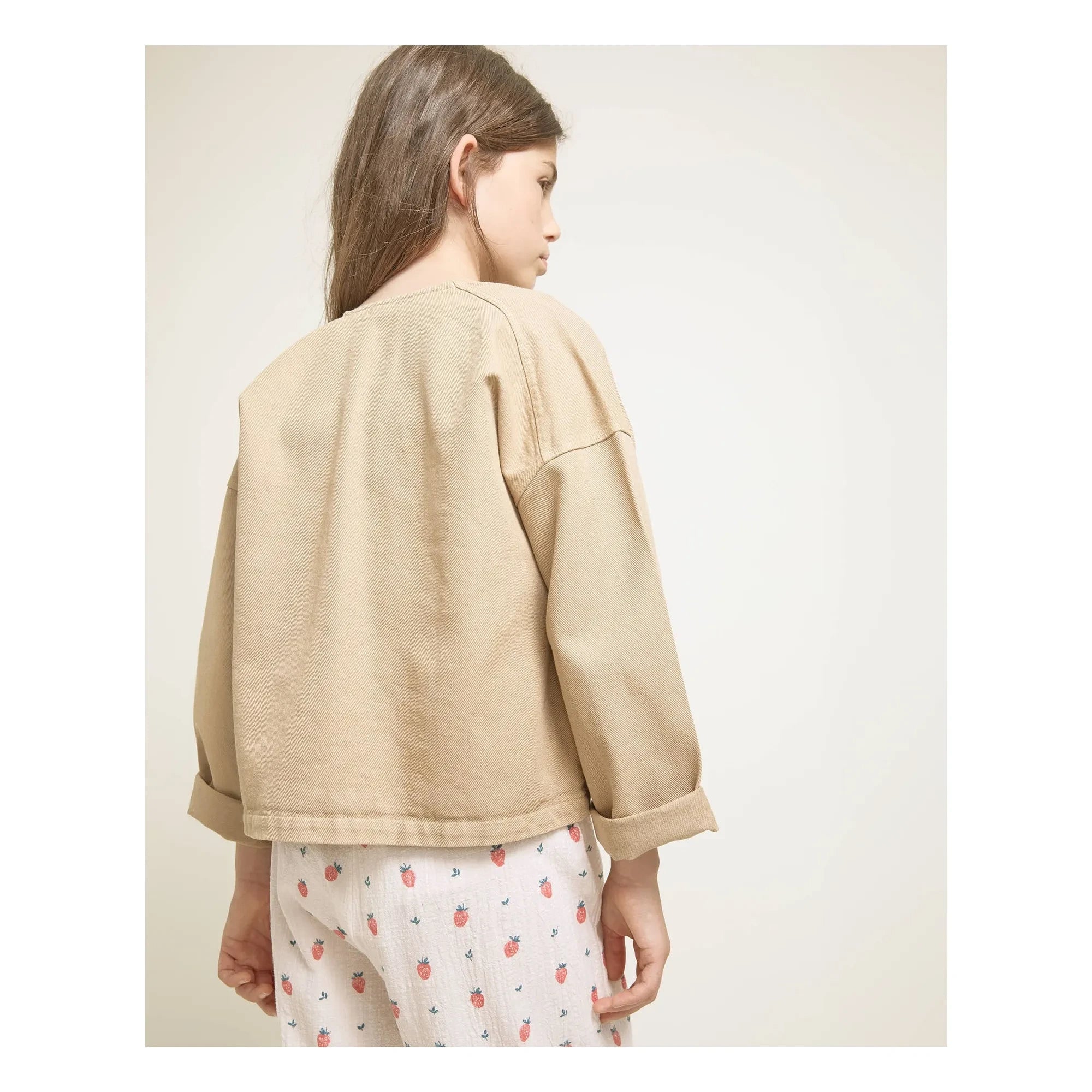 Búho - Erdbeerhose aus Bio-Baumwolle | Creme