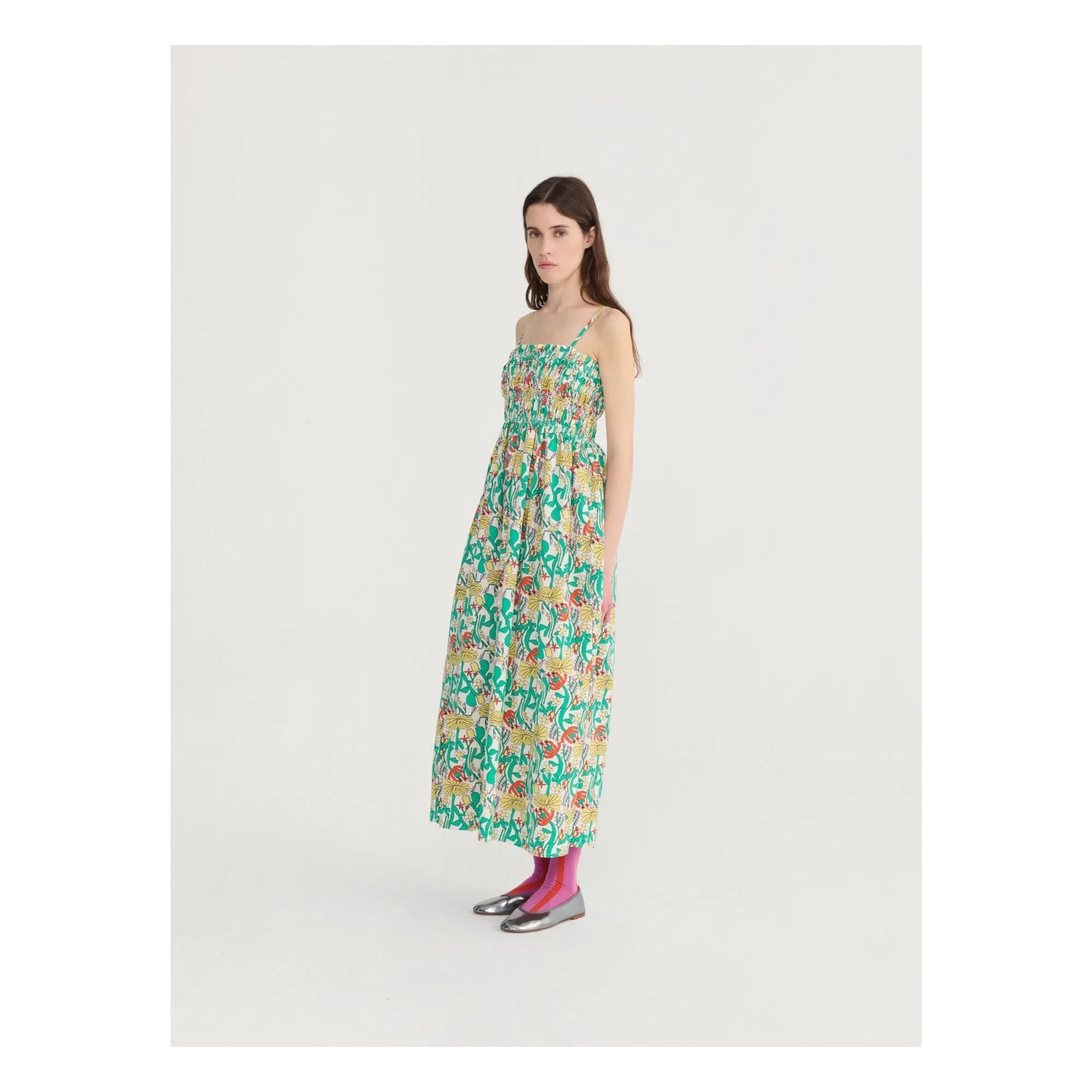 Bobo Choses - Trägerloses Kleid aus Bio-Baumwolle, Herbalist | Ecru