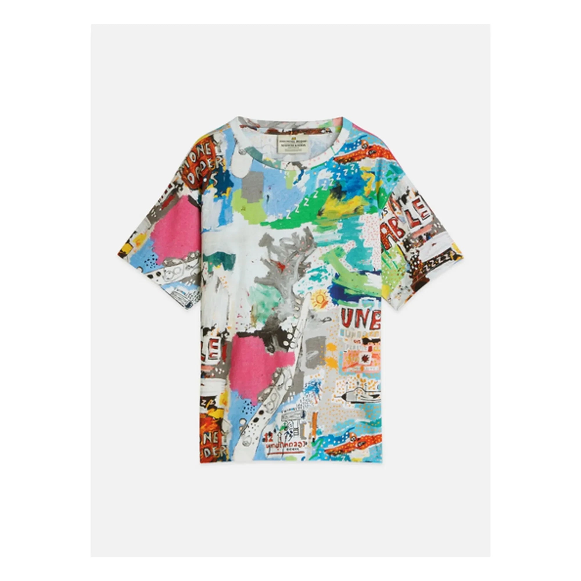 Scotch & Soda - Basquiat Unbreakable Tişört | Beyaz