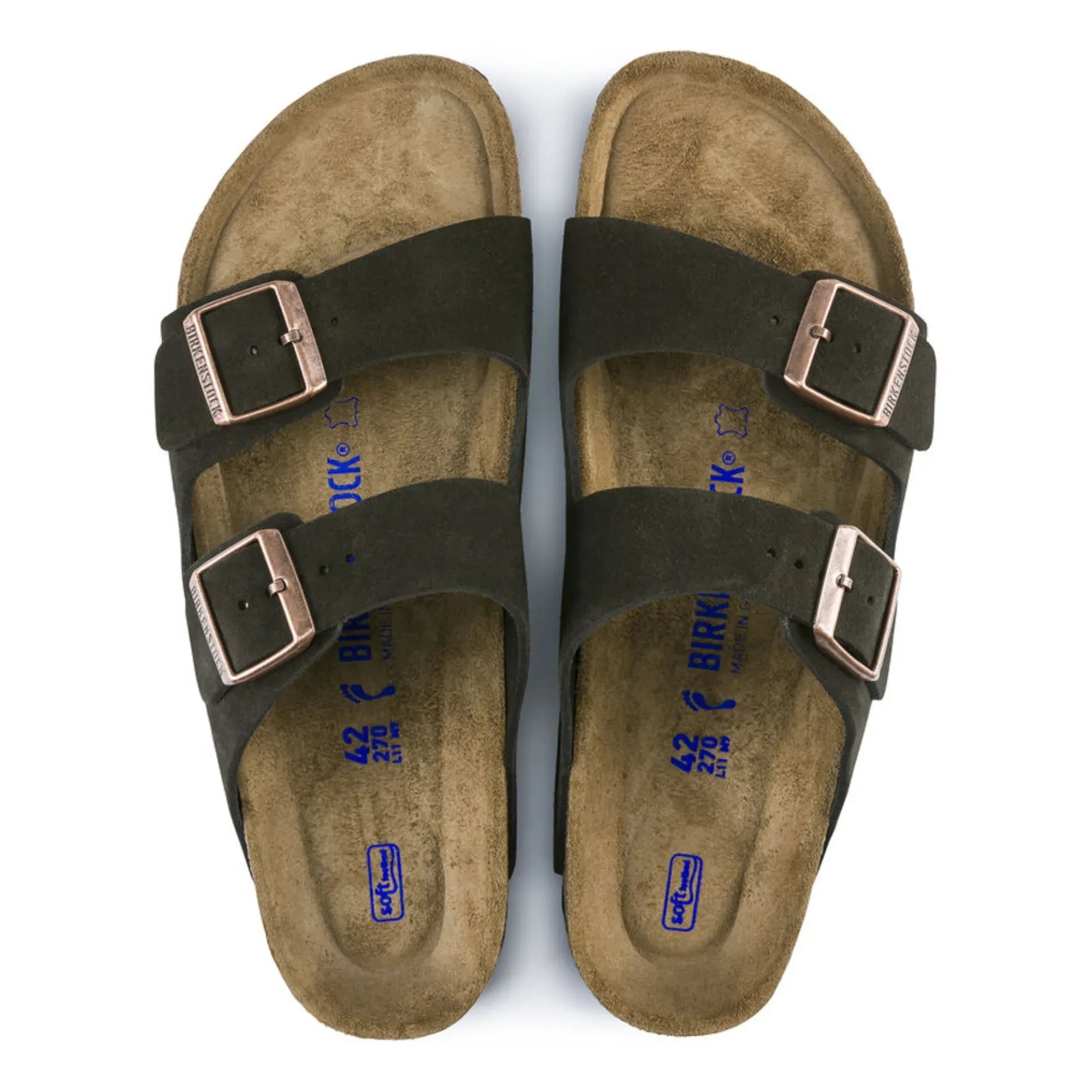 BIRKENSTOCK – Erwachsene Wildleder-Sandalen Arizona | Braun