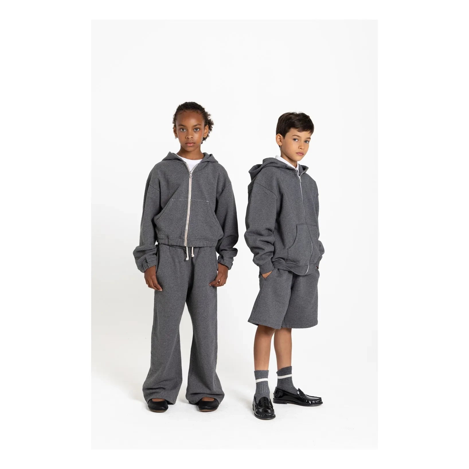 Smallable Kid - Thornfield Bio-Jogginghose aus Pamuk | Heather Grey