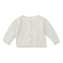 1+ in the family - Gertrudis Strickjacke | Ecru