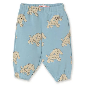 Tinycottons – Baby-Hunde-Jogginghose aus Bio-Baumwolle | Hellblau