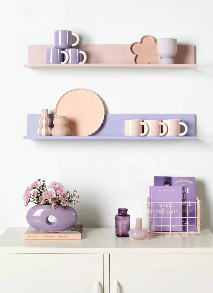 Mustard Made - Ledge Metall Wandregal | Blush