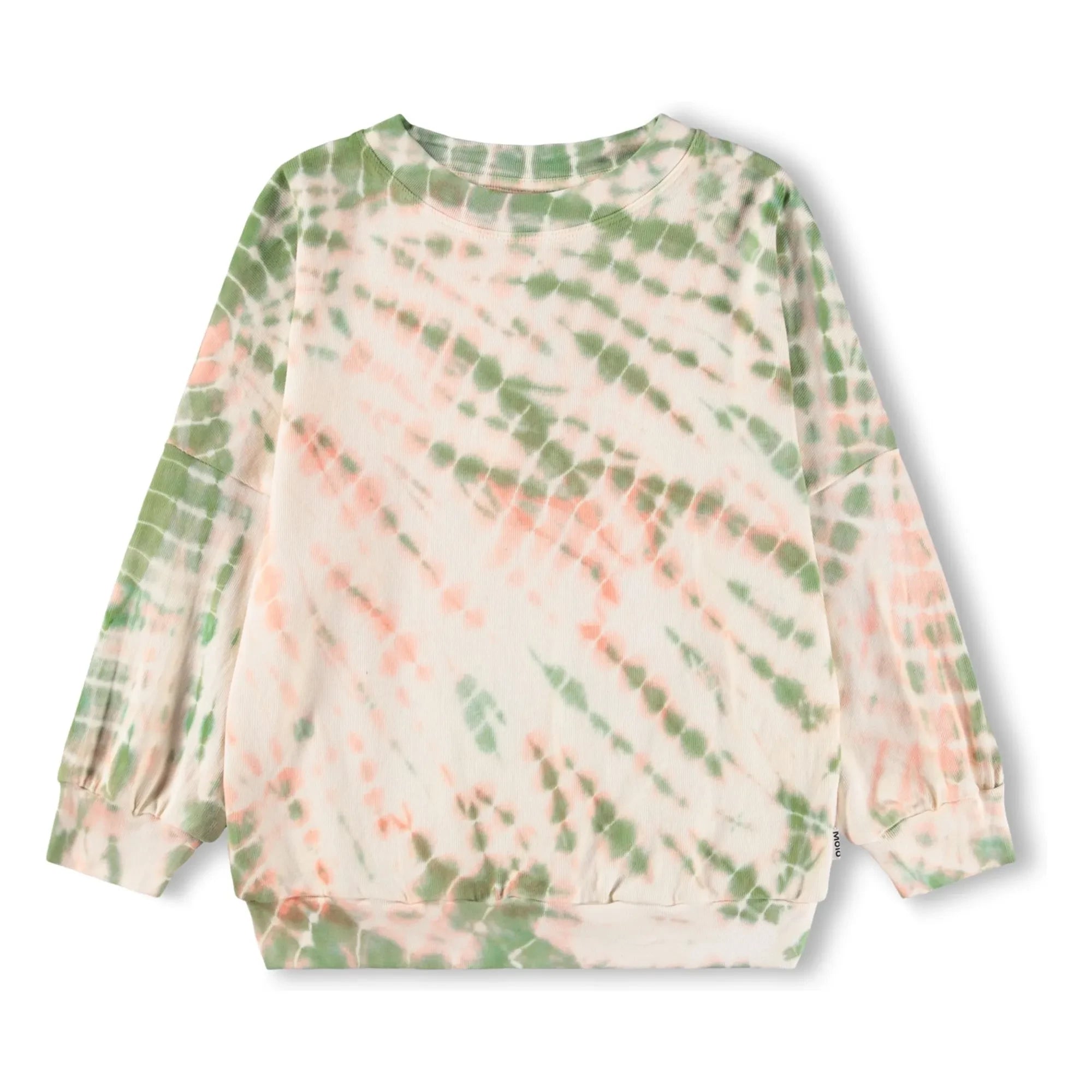 Molo - Marika Tie and Dye Bio-Baumwoll-Sweatshirt | Hellrosa