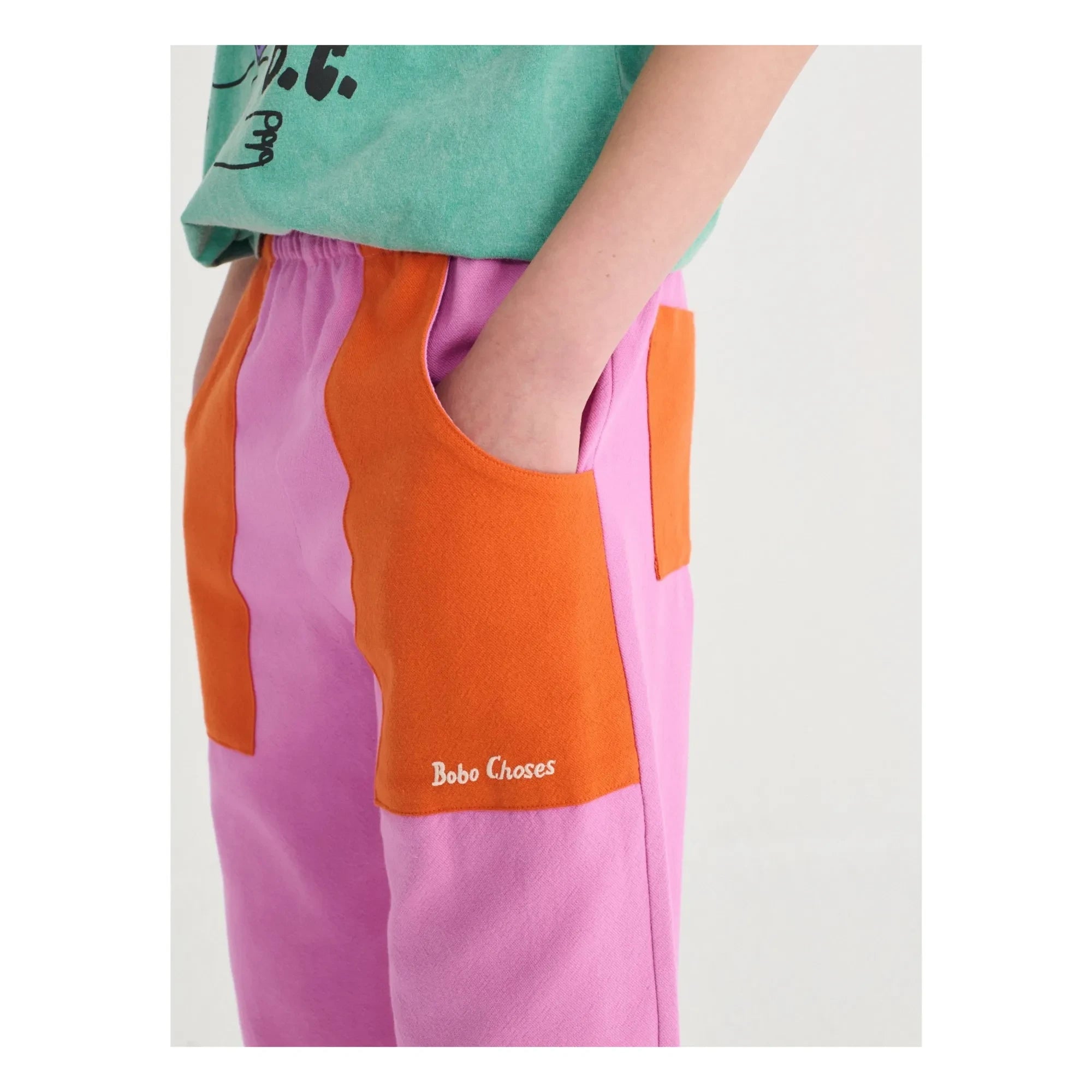 Bobo Choses - Farbblock-Hose aus Bio-Baumwolle | Lila