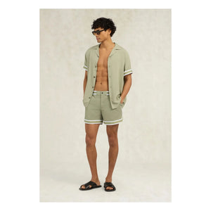 Ché Studios - Baller Badeshorts | Beige - Grün