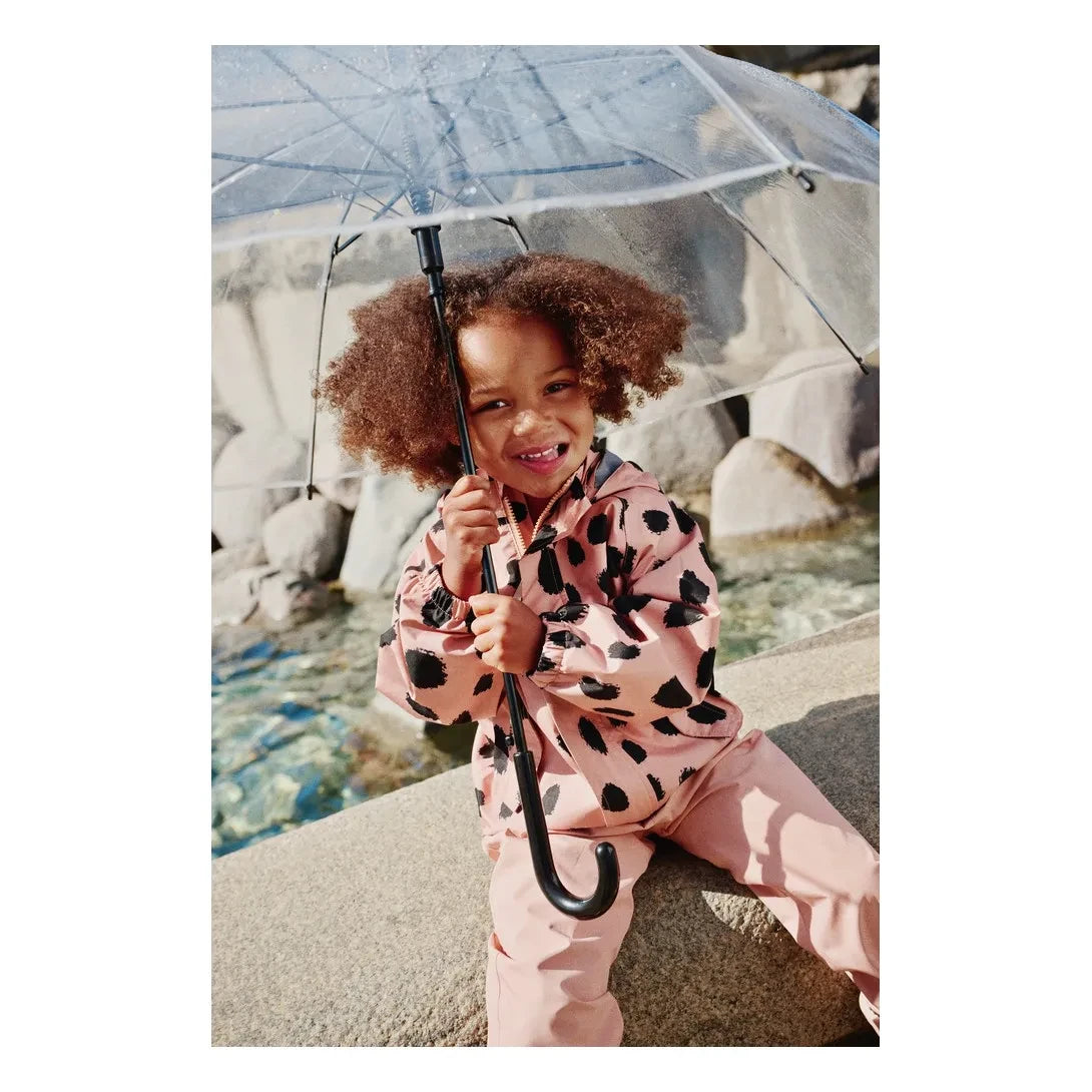 Liewood - Adelina Steppjacke mit Leopardenmuster aus recycelten Fasern | Hellrosa
