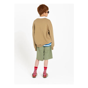 Smallable Kid - Malo Gestreifte Socken | Rot