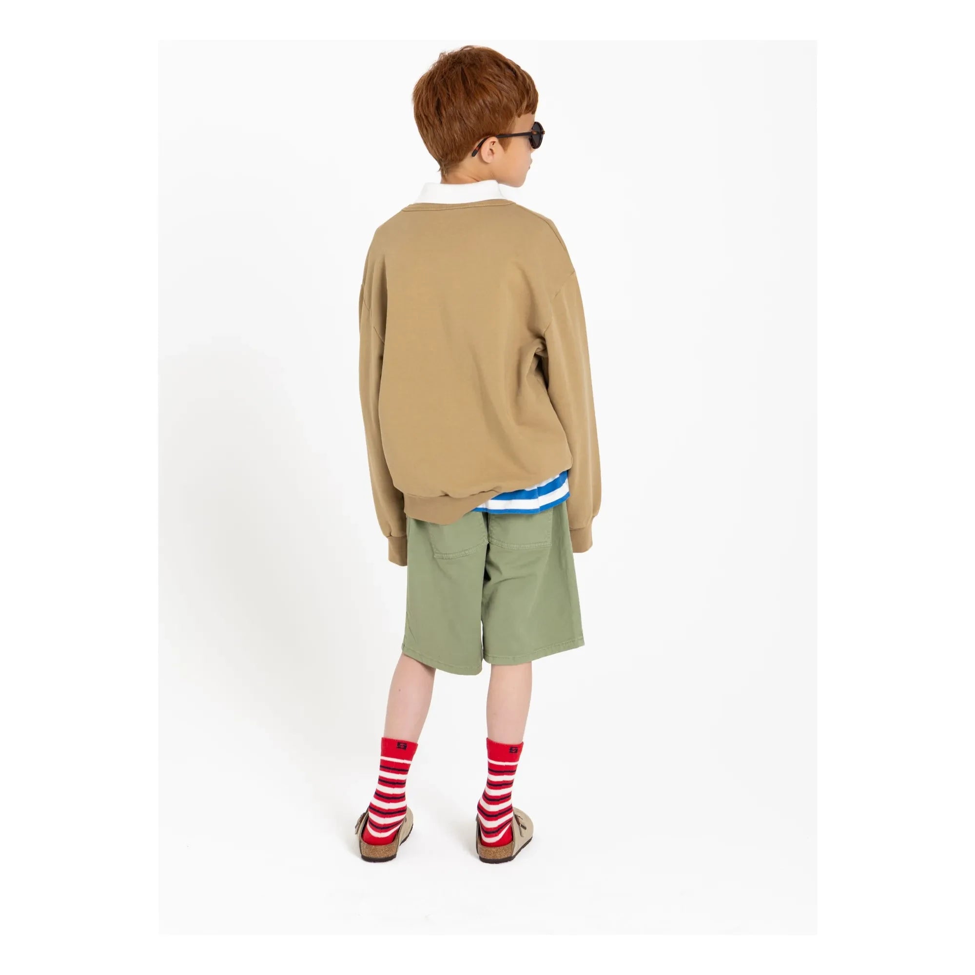 Smallable Kid - Malo Gestreifte Socken | Rot